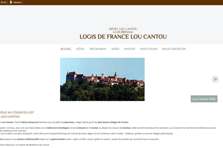 Gîte de Gab et Lou - Glanes - Restaurant Lou Cantou à Loubressac
